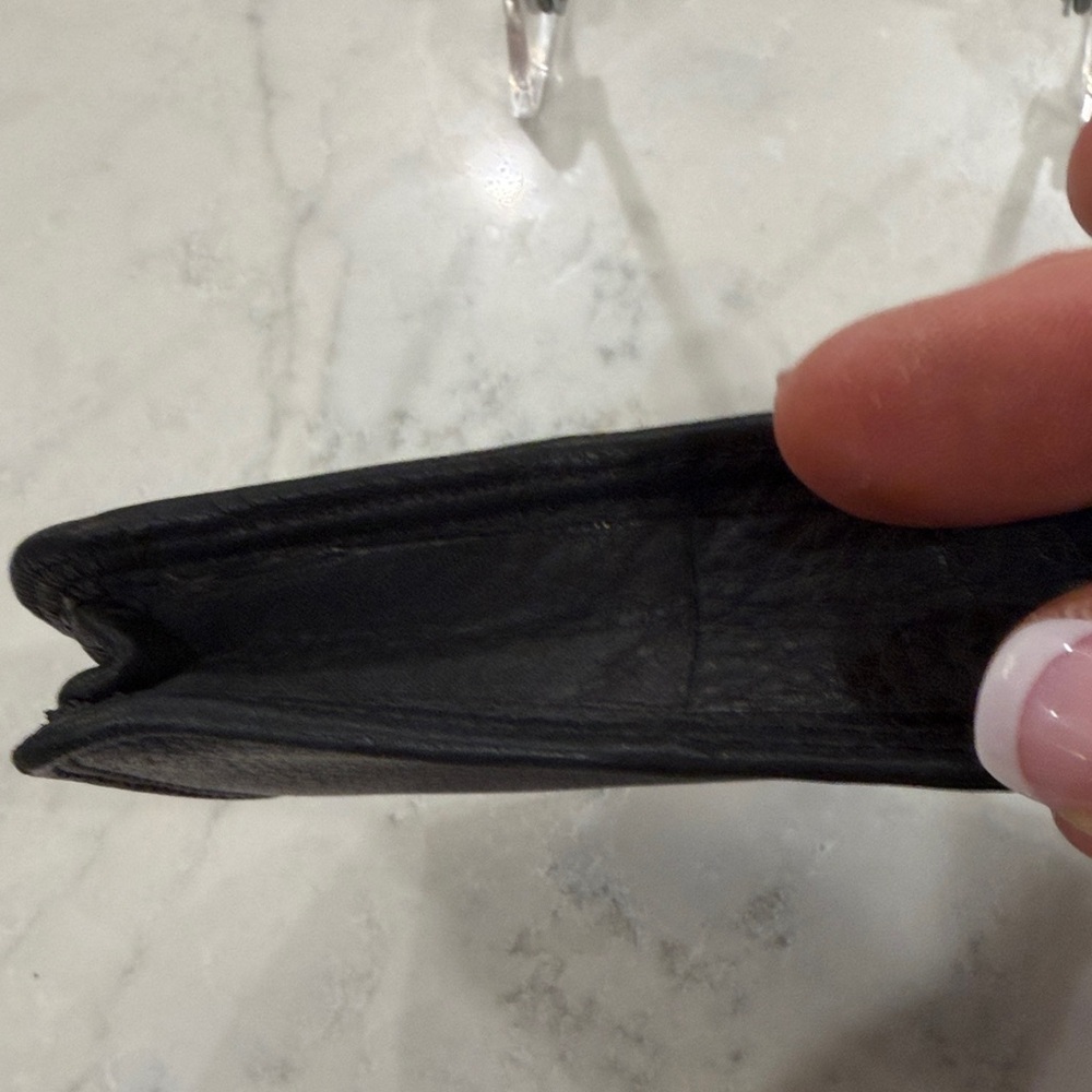 Black Leather Women's Clutch by Wilson’s Leather - Picture 5 of 9